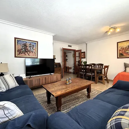 600 M Beach, Pool, Terrace, Wifi, 1 Bedroom Apartmán Torremolinos